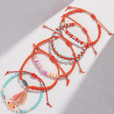 Boho Beach Bracelet - 5 Piece Set