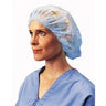 Bouffant Caps, Traditional Style, Blue, 24" / 100/box, 10 boxes/case (1000 total in a case)