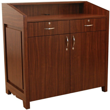 Bradford Concierge Reception Desk / 42"W x 24"D x 36"H x 42"H / 50 Color Choices / Made to Order - Ships in 8-9 Weeks by Collins