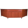 Bradford Double Reception Desk / 72"W x 68"W x 72"W x 46"H / 50 Color Choices / Made to Order - Ships in 8-9 Weeks by Collins