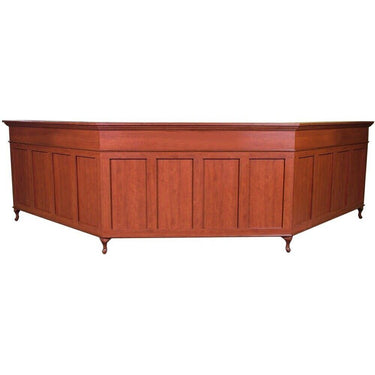 Bradford Double Reception Desk / 72"W x 68"W x 72"W x 46"H / 50 Color Choices / Made to Order - Ships in 8-9 Weeks by Collins