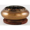 Brass Screen Incense Burner with Coaster / 3" x 1" by Incense Burner