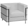 Bre Series Reception Chair / White by BIGA