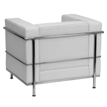Bre Series Reception Chair / White by BIGA