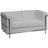 Bre Series Reception Love Seat / White by BIGA