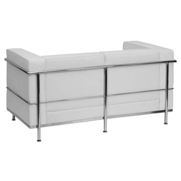 Bre Series Reception Love Seat / White by BIGA