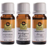 Breathe Easy Essential Oil Trio / Includes Eucalyptus Globulus (10 mL.), Allergy Blend (10 mL.), Respiration Blend (10ml) by Lotus Touch
