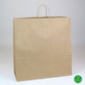 Brown Kraft Paper Bags with Twisted Paper Handle - 18"W x 7"D x 18"H / 1 Case (200 per Case)