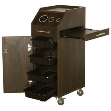 Buchetta Salon Trolley - Chocolate by Deco Salon Furniture