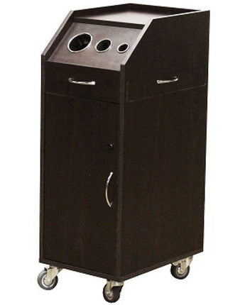 Buchetta Salon Trolley - Dark Cherry by Deco Salon Furniture