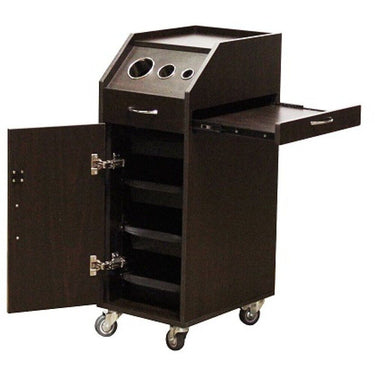 Buchetta Salon Trolley - Dark Cherry by Deco Salon Furniture