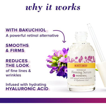 Burt's Bees Renewal Intensive Firming Serum / 1 oz.