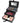 Cameo 75 Pieces Makeup Train Case - Black - Fashion-Forward, Leatherette, Black Alligator-Print Train Case With Makeup For The Face, Eyes, and Lips