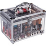 Cameo - Carry-All Trunk - a Huge Assortment of Makeup in a Clear Plastic, Carry-All Trunk With an Aluminum Handle and Trim
