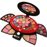 Cameo - One Touch Opener Oval Kit - Collection of Makeup Shades for The Eyes, Lips and Cheeks in a Stylish Case With a One-Touch, Foldout Display