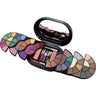 Cameo - Show Off Kit - Collection of Makeup for The Eyes, Lips and Cheeks in an Oval, Foldout, Multi-Layered Case