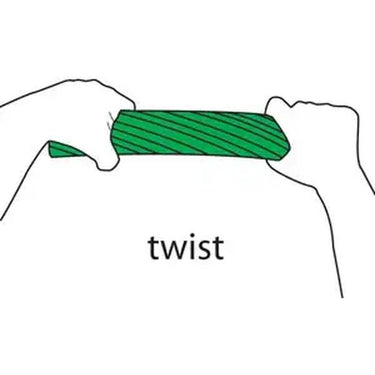 Cando Twist-n-bend Resistive Exercise Bar / Green