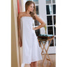 Canyon Rose Body Wrap - 80% Poly/20% Cotton - White / X-Large