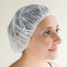 Canyon Rose Disposable Facial Bouffant Cap / White / 100 Pack