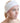 Canyon Rose White Terry Headband - Velcro Closure / 3.5" Wide x 27.75" Long