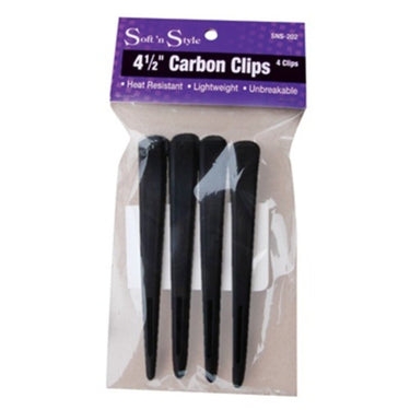 Carbon Clips / 4 Pack by Soft n Style