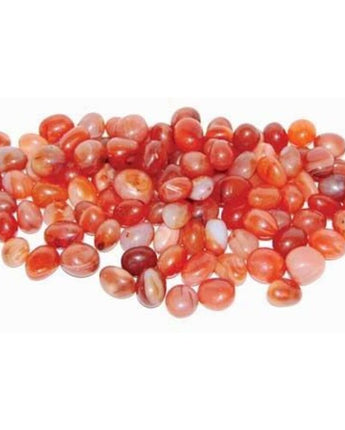 Carnelian Gemstone Mani/Pedi Stones - Promotes an Energy Boost / 1 lb. by Gemstone Mani-Pedi