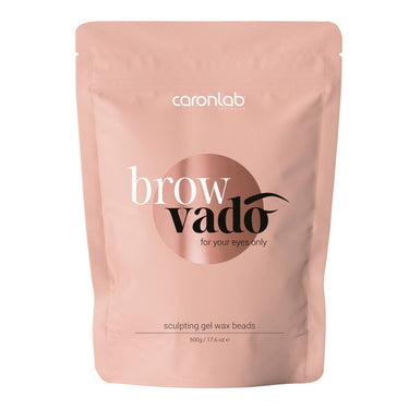 Caronlab Browvado Gel Wax Beads - Ideal for Brow Shaping and Facial Waxing / 17.6 oz. - 500 Grams by Caronlab