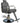 Caspian Heavy-Duty Reclining All-Purpose Salon Chair / Dark Grey by Hans Equipment