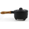 Cast Iron Burner with Wooden Handle / 2.5" x 2.75" by Incense Burner