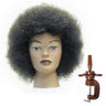 Celebrity Dionne Afro Manikin With H-222 Holder