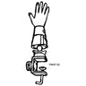 Celebrity Manicure Hand W/2 Way Holder
