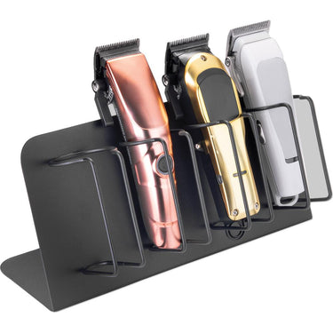 Celebrity - Sturdy Metal Clipper & Trimmer Holder Stand for Workstations - 4 Slots for Convenient Storage