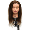 Celebrity - Zoey ll Head Locking Manikin - Level 6 Medium Brown 100% Human Hair 22"-24" Length