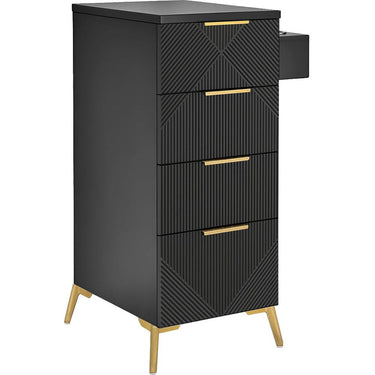 Celine Free-Standing Styling Station / White by Deco Salon Furniture