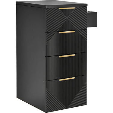 Celine Wall-Mount Styling Station Cabinet / White by Deco Furniture