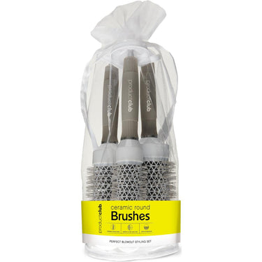 Ceramic Round Brush Set - Includes sizes: 1-3/4", 2-1/2", 2-3/4" by Product Club