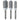 Ceramic Round Brush Set - Includes sizes: 1-3/4", 2-1/2", 2-3/4" by Product Club