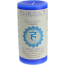 Chakra Pillar Candle - Throat Chakra / 3" x 6"