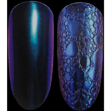 Chameleon Metallic Chrome Nail Pigment - Dark Blue - Each