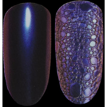 Chameleon Metallic Chrome Nail Pigment - Purple Blue - Each