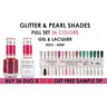 Chance Duo Glitter & Pearl Shades Collection / 36 Colors + Color Swatch - #253 - #288 by Cre8tion