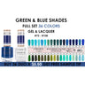 Chance Duo Green & Blue Shades Collection / 36 Colors + Color Swatch - #73 - #108 by Cre8tion