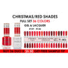 Chance Duo Red Shades Collection / 36 Colors + Color Swatch - #109 - #144 by Cre8tion