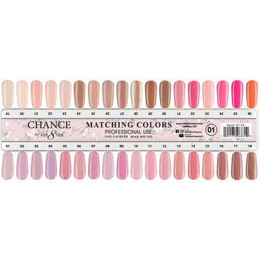 Chance Duo Soak Off Gel Polish + Nail Lacquer - 0.5 oz. Each / #164 by Cre8tion
