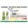 Chance Duo - Soak Off Gel Polish & Nail Lacquer 0.5 oz. Each / Autumn, Yellow & Nude Shades Collection - 30 colors #289 - #318