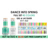 Chance Duo - Soak Off Gel Polish & Nail Lacquer 0.5 oz. Each / Dance Into Spring Collection - 42 colors #319 - 360