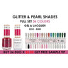 Chance Duo - Soak Off Gel Polish & Nail Lacquer 0.5 oz. Each / Glitter & Pearl Shades Collection - 35 colors #253 - #288