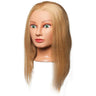 Charlize Manikin Head / 100% Human Hair / 20"-22" Hair Length / Level 7 Blonde by Diane Mannequins