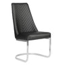Chevron Customer Chair / Non-Rolling / Available in Black, Chocolate, Khaki, or Gray by Whale Spa