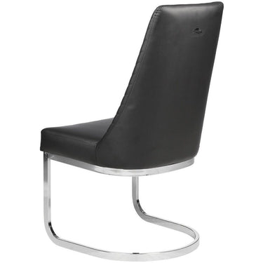 Chevron Customer Chair / Non-Rolling / Available in Black, Chocolate, Khaki, or Gray by Whale Spa